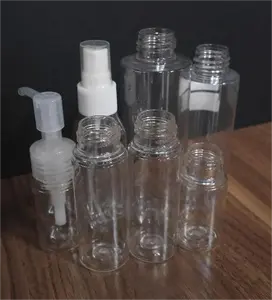 Shoulder Bottles PET Plastic Shampoo And Conditioner Wash Bottle Cosmetics Plastic 30ml Screen Printing Screw Cap YY 18 / 24 Mm