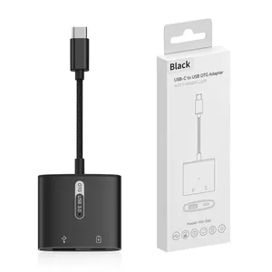 Adattatore otg a usb 3.0 di tipo c 2 in 1 con splitter adattatore otg usb c a ricarica rapida per Sony Samsung Google