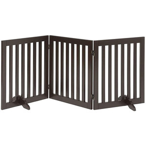 Wooden Pet <b>Gate</b> Adjustable Rectangle Modern Indoor <b>Safety</b> Fence <b>for</b> <b>Dogs</b> Home Use - Product Image 2