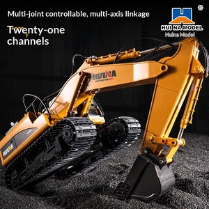 <span class=keywords><strong>Huina</strong></span> <span class=keywords><strong>1573</strong></span> Excavadora a Control Remoto, Vehículo de Ingeniería Eléctrico de Resina de 21 Vías, Juguete en Caja Original, Vehículos de Construcción RC 1:16 - Product Image 2