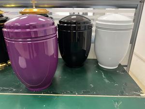 צבע מותאם אישית דפוס מתכת כד קישוט מתנת הנצחה - Product Image 5