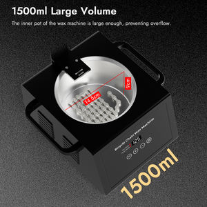 Waxkiss, recién llegado, 1500ml de volumen, cadena de bicicleta, máquina de fusión de cera, calentador de cera eléctrico profesional, calentador con estante de refrigeración - Product Image 5