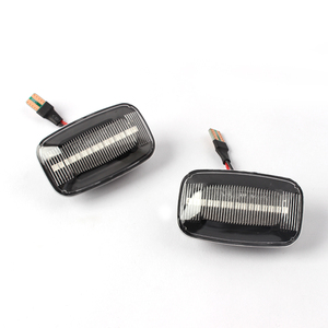 Autodragons Luces LED de posición laterales ahumadas para Cruiser Series 70 80 100, luces LED dinámicas de guardabarros, intermitentes laterales, repetidor de señal lateral - Product Image 3