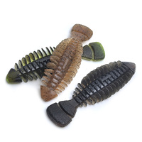 Leurre artificiel en PVC pour pêche au vairon, 65mm 90mm 120mm, type Worm, Spiner, Viber, Shad, Wobbler, Swimbait côtelé, Bass Jigging, Pesca