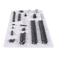 Fournisseur d'usine Kit de vis fendues personnalisées en fer Assortiment de vis de quincaillerie Ensembles Boîte pour poêle à barbecue assemblé