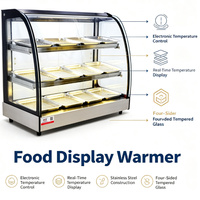Armoire chauffante pour aliments en acier inoxydable, buffet électrique chauffant, présentoir chauffant pour restaurant, cuisine, service de traiteur