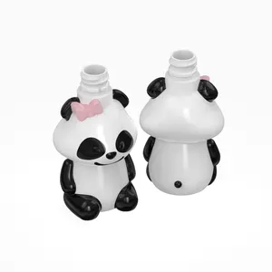 3D panda bottle baby shampoo shower gel bottle ABS hand sanitizer packaging bottle 300ML