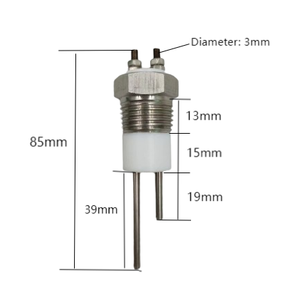 G1/2 304 נירוסטה + ptfe נוזלי ברמה אלקטרודה מוט מוליכות חיישן מוליכות בדיקה - Product Image 2