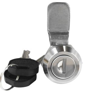 Loquet de compression à quart de tour haute performance avec verrouillage à clé, plaqué zinc, étanche, pour quincaillerie de porte en acier d'enceinte industrielle - Product Image 1