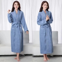 Vente en gros de vêtements de nuit en coton épais doux, serviette en coton éponge, peignoir d'hôtel Spa, peignoir de bain pour femmes