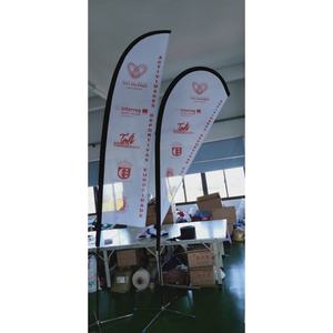 Bandera Publicitaria de <span class=keywords><strong>Playa</strong></span> - Logotipo/Diseño Personalizado para Ferias Comerciales/Promoción de Eventos - Product Image 4