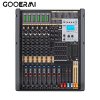 Console de mixage professionnelle 10 canaux TFB-10 pour l'enregistrement audio avec 99 effets DSP, alimentation fantôme 48V, USB/BT