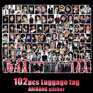 Set di 102 Adesivi Decorativi Kpop JUNGKOOK TAEHYUNG SUGA Bt ARIRANG World Tour, JIN JIMIN RM J-HOPE, per Telefono, Tazza, Diario, Regalo Fai-da-Te - Product Image 1
