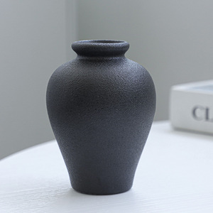 Ensemble de cinq pièces Vase noir blanc ornements Ins Style nordique <span class=keywords><strong>fleur</strong></span> lumière luxe Vases à bourgeons en céramique et porcelaine - Product Image 4