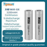 Batterie 18650 32E pour Power Bank, cellule rechargeable haute capacité 3,7 V 3200 mAh, anode LiNiMnCoO2, taux de décharge 3C