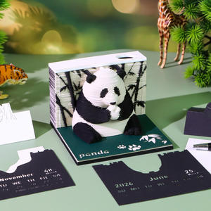 Bloc-notes 3D pop-up, best-seller transfrontalier, décoration de bureau créative, <span class=keywords><strong>calendrier</strong></span> en papier découpé, <span class=keywords><strong>calendrier</strong></span> personnalisé - Product Image 4