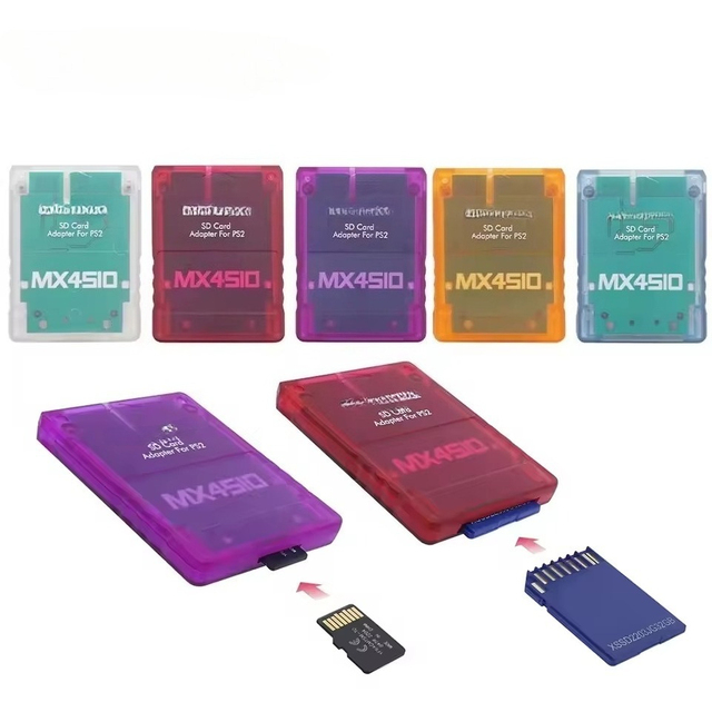 Retro Game Accessories MX4SIO SIO2SD Adapter for SD MircoSD Game Card Reader for PS2 Playstation 2