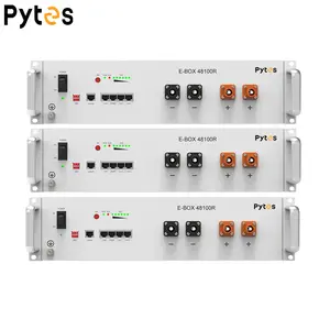 PYTES نظام تخزين الطاقة ESS 48V 200Ah 10Kwh بطارية مثبتة على الحائط 6000 دورة حياة بطارية ليثيوم أيون Lifepo4