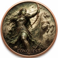 Pièce de monnaie en cuivre pur 999 de 1 oz, série Sportive Quatre Chevaliers de l'Apocalypse, couleur, haute relief, UV 3D, édition de collection