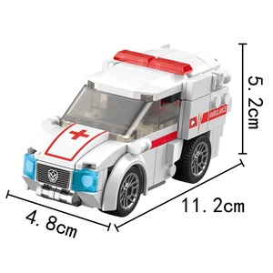 Zhegao kb2003 Đồ chơi khối xây dựng juguetes trẻ em bão tải lại khổng lồ 5 trong 1 mô hình khối xây dựng gạch - Product Image 4