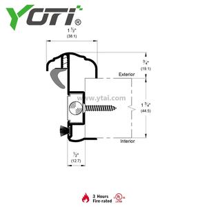 Ydw60601 מודרני בסגנון קולוניאלי מודרני דלת נעילה כוכבית עם בורג שקופיות עמיד עבור דלת אינדנדה - Product Image 6