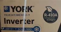 Climatiseur split YORK 1 tonne, 110V 60Hz, 12000 BTU, refroidissement uniquement, unité murale, R32, haute efficacité SEER20