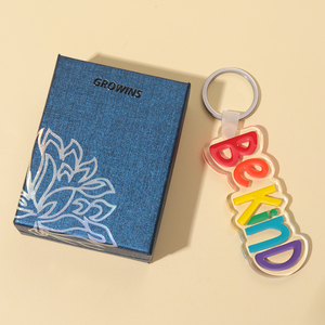 Growins <span class=keywords><strong>Fancy</strong></span> Keytag <span class=keywords><strong>Acrylic</strong></span> hình chữ nhật <span class=keywords><strong>Fancy</strong></span> Keytag biểu tượng tùy chỉnh khắc nhựa Keychain - Product Image 2