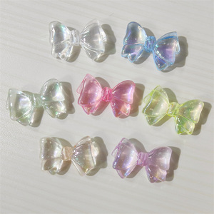 Cuentas Sueltas de Lucite Transparente, Mezcla de Colores, para Joyería, Cadena de Teléfono Móvil, Colgante de Coche, Materiales para Accesorios - Product Image 3