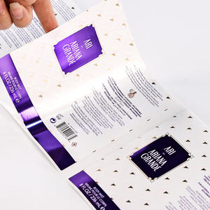 Custom Degradable Gold Foil Personal Care Labels Waterproof Eco-Friendly Adhesive Stickers for <b>Perfume</b> Shampoo bottle label - Product Image 3