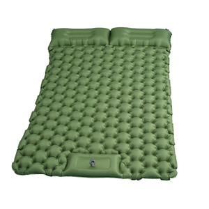 Coussin de couchage extérieur gonflable ultraléger avec coussin à pompe à air Double coussin de couchage avec oreiller <span class=keywords><strong>Matelas</strong></span> de trekking - Product Image 1