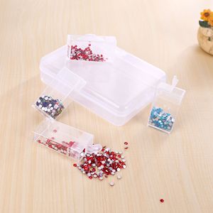 Transparent Storage Box 64 Compartments With Lid And Handle For Beads Jewelry Nail Art Organizing Rectangular Container - Product Image 2