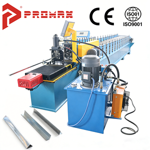 Machine de profilage de quilles en acier léger en forme de V et de L - Fabricant de profilés d'angle et de profilés de charpente pour systèmes de cloisons sèches - Product Image 1