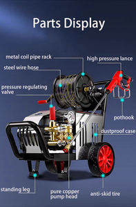 110 V220V Industrielle Automatische Auto Waschmaschine Gewerbliche Hochdruck Waschmaschine Hochleistungs-Auto Wasch Spray - Product Image 3