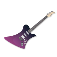 Gitar Elektrik dengan Permukaan Matte Varnished, Leher Maple, dan Badan Poplar untuk Latihan Siswa dan Pertunjukan Langsung.