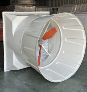 พัดลมระบายอากาศในโรงเรือนประหยัดพลังงาน 1460GT 62000m3/ชม. 560RPM พัดลมแบบแกน ติดผนัง/ท่อ ลูกปืน 380V ปริมาณลมมาก สำหรับสภาพอากาศหลากหลาย - Product Image 1