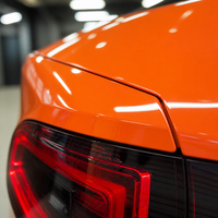 Film de protection de peinture auto-cicatrisant PPF couleur orange McLaren avec logo personnalisé pour voitures de sport de luxe – Vente en gros