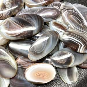 Mezcla de Gemas Sueltas de Ágata de Botsuana de 8mm-14mm, Cuarzo Azul Natural, Esmeralda, Rubí, Zafiro, Precio al por Mayor para Fabricación de Joyas - Product Image 3