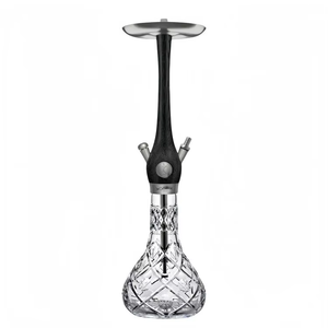 Chicha en bois avec base en verre |   Chicha de style premium |   Chicha artisanale pour salon et maison - Product Image 1