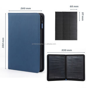 Tcg कार्ड बाइंडर 9 पॉकेट ट्रेडिंग कार्ड बरिंदर के लिए 9 जेब ट्रेडिंग कार्ड बरिंदर 9 जेब जिपर - Product Image 5