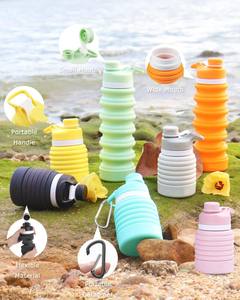 Bouteilles d'eau de forme physique Bouteille d'eau pliable en silicone sans Bpa - Product Image 4