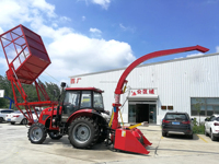 Moissonneuse-batteuse automotrice sur chenilles pour ensilage, avec moteur et surveillance à distance entièrement automatiques, capacité de 80 kg
