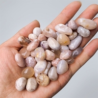 Décorations en cristal pas chères de 10-20 mm, pierres précieuses en vrac, agate florale naturelle, pierres roulées à vendre