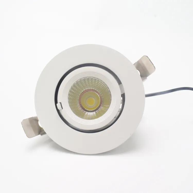 Apparecchio di illuminazione commerciale alluminio 4.5 pollici 10W 90CRI regolabile girevole antiriflesso LED COB Downlight