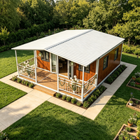 Maison conteneur modulaire préfabriquée à double aile extensible, ignifuge et étanche, pour usage résidentiel, bureautique, hôtelier ou en camping – Vente directe usine