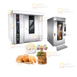 OrangeMech Stainless steel electric/gas/diesel oil hot air rotary baking toaster oven