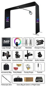 Een elegante, automatisch roterende 360° °   Sky Photo Booth, geschikt voor bruiloften en diverse feesten. - Product Image 4