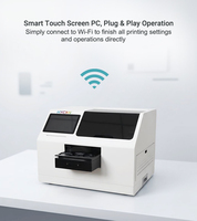 Impresora UV Inteligente A5 Totalmente Automatizada para Impresión Personalizada de Insignias, Imanes, Adornos, Posavasos y Fundas para Teléfonos, Impresora UV de Cama Plana