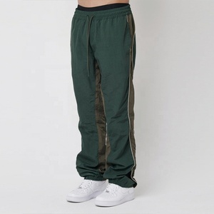Oversize <b>Nylon</b> <b>Jogger</b> Pants Wholesale Elastic Waist Pipping Detail Lightweight Men <b>Nylon</b> Track Pants - Product Image 3