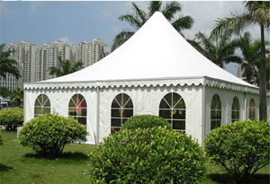 Outdoor Connected White Pagoda <b>Tent</b> <b>Frame</b> Waterproof Peak Marquee <b>Tent</b> For Wedding Banquet Catering Fair Event - Product Image 6