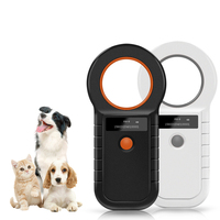 Lector de Microchip RFID de 134.2kHz, Escáner Portátil de Etiquetas para Mascotas, Compatible con FDX-B ISO11784/85 y EMID